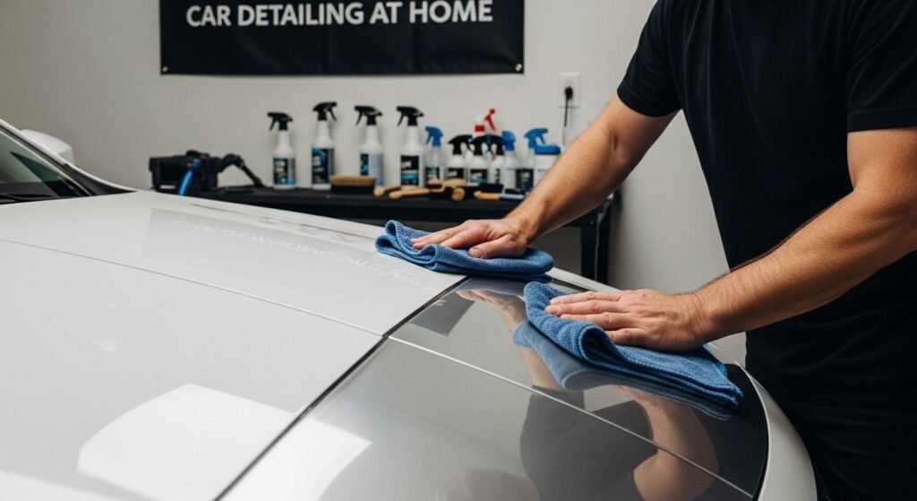 car detailing home process