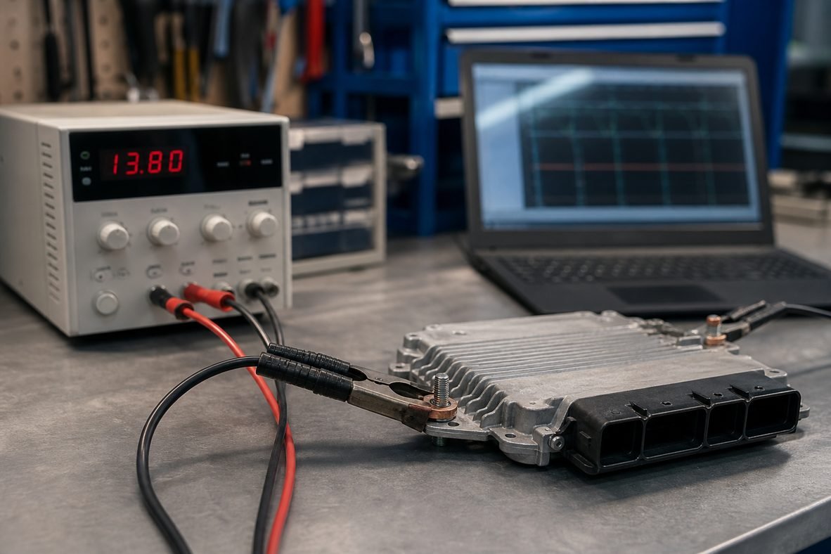 clone vs virgin ECU file in a professional ECU workshop